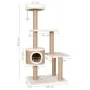 Árbol para gatos con poste rascador 123 cm hierba marina de vidaXL, Mobiliario para gatos - Ref: Foro24-170979, Precio: 103,5...