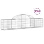 Cestas de gaviones 40 uds forma de arco hierro 200x30x40/60 cm de , Maceteros y jardineras - Ref: Foro24-3146065, Precio: 1,0...