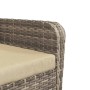 Sillón de jardín con reposapiés ratán sintético marrón claro de , Sillas de jardín - Ref: Foro24-364114, Precio: 201,90 €, De...