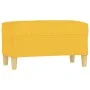 Banco de tela amarillo 70x35x41 cm de , Bancos - Ref: Foro24-349372, Precio: 50,60 €, Descuento: %