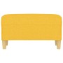 Banco de tela amarillo 70x35x41 cm de , Bancos - Ref: Foro24-349372, Precio: 51,52 €, Descuento: %