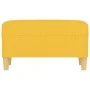 Banco de tela amarillo 70x35x41 cm de , Bancos - Ref: Foro24-349372, Precio: 50,60 €, Descuento: %