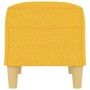 Banco de tela amarillo 70x35x41 cm de , Bancos - Ref: Foro24-349372, Precio: 51,52 €, Descuento: %
