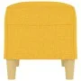 Banco de tela amarillo 70x35x41 cm de , Bancos - Ref: Foro24-349372, Precio: 50,60 €, Descuento: %