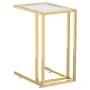 Mesa auxiliar de ordenador vidrio transparente 50x35x65 cm de , Mesas auxiliares - Ref: Foro24-331645, Precio: 55,88 €, Descu...