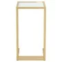 Mesa auxiliar de ordenador vidrio transparente 50x35x65 cm de , Mesas auxiliares - Ref: Foro24-331645, Precio: 55,88 €, Descu...