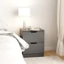 Mesita de noche madera de ingeniería gris 40x40x50 cm de , Mesitas de noche - Ref: Foro24-326727, Precio: 65,46 €, Descuento: %