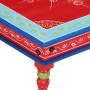Mesa de centro madera maciza de mango rojo pintada a mano de , Mesas de centro - Ref: Foro24-353766, Precio: 71,77 €, Descuen...