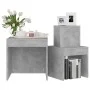 Mesas apilables 3 piezas madera contrachapada gris hormigón de , Mesas auxiliares - Ref: Foro24-808598, Precio: 66,27 €, Desc...