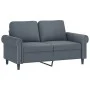 Juego de sofás con cojines 3 piezas terciopelo gris oscuro de , Sofás - Ref: Foro24-3202241, Precio: 560,16 €, Descuento: %