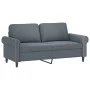 Juego de sofás con cojines 3 piezas terciopelo gris oscuro de , Sofás - Ref: Foro24-3202241, Precio: 560,16 €, Descuento: %