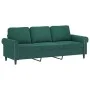 Dreiteiliges Sofaset mit dunkelgrünen Samtkissen. von , Sofas - Ref: Foro24-3202262, Preis: 615,39 €, Rabatt: %