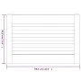 Puerta de armario lamas 4 uds madera pino blanco 39,5x59,4 cm de , Puertas de armarios - Ref: Foro24-151150, Precio: 65,34 €,...