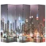Biombo divisor plegable 228x170 cm Nueva York de noche de , Divisores de ambientes - Ref: Foro24-245864, Precio: 138,24 €, De...