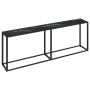 Mesa consola vidrio templado mármol negro 220x35x75,5 cm de , Mesas auxiliares - Ref: Foro24-331693, Precio: 112,20 €, Descue...