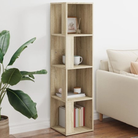 Mueble de esquina madera contrachapada roble Sonoma 33x33x132cm de , Taquillas y armarios de almacenamiento - Ref: Foro24-809...