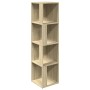 Mueble de esquina madera contrachapada roble Sonoma 33x33x132cm de , Taquillas y armarios de almacenamiento - Ref: Foro24-809...