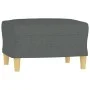 Juego de sofás con cojines 3 piezas tela gris oscuro by , Sofas - Ref: Foro24-3202111, Price: 513,05 €, Discount: %