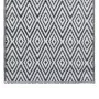 Alfombra de exterior PP blanco y negro 120x180 cm de vidaXL, Protectores para exterior - Ref: Foro24-310429, Precio: 31,00 €,...
