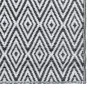 Alfombra de exterior PP blanco y negro 120x180 cm de vidaXL, Protectores para exterior - Ref: Foro24-310429, Precio: 31,00 €,...