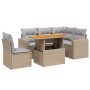 Juego de sofás jardín con cojines 6 pzas ratán sintético beige de , Conjuntos de jardín - Ref: Foro24-3271318, Precio: 424,24...