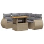 Juego de sofás jardín con cojines 6 pzas ratán sintético beige de , Conjuntos de jardín - Ref: Foro24-3272193, Precio: 437,28...