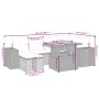 Set sofás de jardín 7 piezas y cojines ratán sintético beige de , Conjuntos de jardín - Ref: Foro24-3272738, Precio: 505,88 €...