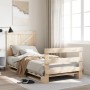 Estructura de cama con cabecero madera maciza de pino 90x200 cm de , Camas y somieres - Ref: Foro24-3281556, Precio: 143,40 €...
