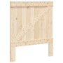 Estructura de cama con cabecero madera maciza de pino 90x200 cm de , Camas y somieres - Ref: Foro24-3281556, Precio: 143,40 €...