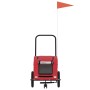 Remolque de bicicleta mascotas hierro tela Oxford rojo de , Cochecitos para mascotas - Ref: Foro24-93971, Precio: 102,51 €, D...