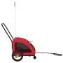 Remolque de bicicleta mascotas hierro tela Oxford rojo de , Cochecitos para mascotas - Ref: Foro24-93971, Precio: 102,51 €, D...