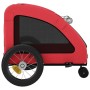 Remolque de bicicleta mascotas hierro tela Oxford rojo de , Cochecitos para mascotas - Ref: Foro24-93971, Precio: 102,51 €, D...