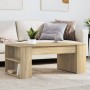 Mesa de centro madera de ingeniería roble Sonoma 102x55x42 cm de , Mesas de centro - Ref: Foro24-831855, Precio: 55,09 €, Des...