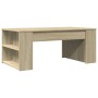 Mesa de centro madera de ingeniería roble Sonoma 102x55x42 cm de , Mesas de centro - Ref: Foro24-831855, Precio: 55,09 €, Des...