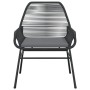 Sillones de jardín con cojines 2 uds ratán sintético negro de , Sillas de jardín - Ref: Foro24-369095, Precio: 130,17 €, Desc...