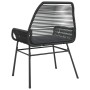 Sillones de jardín con cojines 2 uds ratán sintético negro de , Sillas de jardín - Ref: Foro24-369095, Precio: 130,17 €, Desc...