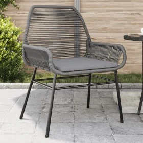 Sillones de jardín con cojines 2 uds ratán sintético gris de , Sillas de jardín - Ref: Foro24-369097, Precio: 137,95 €, Descu...