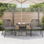 Sillones de jardín con cojines 2 uds ratán sintético gris de , Sillas de jardín - Ref: Foro24-369097, Precio: 120,33 €, Descu...