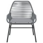 Sillones de jardín con cojines 2 uds ratán sintético gris de , Sillas de jardín - Ref: Foro24-369097, Precio: 120,33 €, Descu...