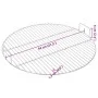 Parrilla redonda de BBQ con asas acero inoxidable 304 Ø54 cm de , Accesorios para barbacoas - Ref: Foro24-4010559, Precio: 47...