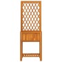 Jardinera con enrejado y estante acacia maciza 55x29,5x152 cm de , Maceteros y jardineras - Ref: Foro24-364898, Precio: 97,68...