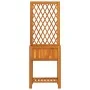 Jardinera con enrejado y estante acacia maciza 55x29,5x152 cm de , Maceteros y jardineras - Ref: Foro24-364898, Precio: 75,00...