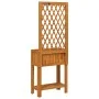 Jardinera con enrejado y estante acacia maciza 55x29,5x152 cm de , Maceteros y jardineras - Ref: Foro24-364898, Precio: 75,00...