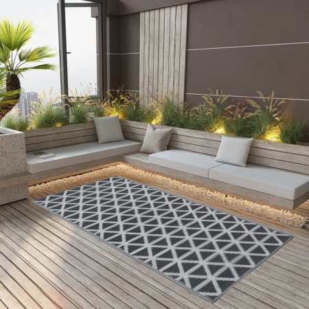 Alfombra de exterior PP negro 120x180 cm de vidaXL, Protectores para exterior - Ref: Foro24-310417, Precio: 25,69 €, Descuent...