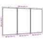 Pizarra magnética plegable aluminio 120x100x1,7 cm de , Paneles de exposición - Ref: Foro24-4005359, Precio: 61,43 €, Descuen...