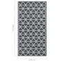 Alfombra de exterior PP negro 120x180 cm de vidaXL, Protectores para exterior - Ref: Foro24-310417, Precio: 29,21 €, Descuent...