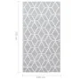 Alfombra de exterior PP gris 160x230 cm de vidaXL, Protectores para exterior - Ref: Foro24-310422, Precio: 36,52 €, Descuento: %