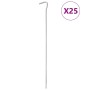 Clavijas para tienda 24 uds acero galvanizado 17 cm Ø7 mm de , Accesorios para tiendas de campaña - Ref: Foro24-4009325, Prec...