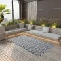 Alfombra de exterior PP blanco y negro 160x230 cm de vidaXL, Protectores para exterior - Ref: Foro24-310430, Precio: 37,12 €,...