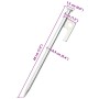 Clavijas para tienda 24 uds acero galvanizado 20 cm 9 mm de , Accesorios para tiendas de campaña - Ref: Foro24-4009367, Preci...
